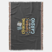 Boekhoudkundige Cruning Number is mijn hart Deken (Voorkant Verticaal)