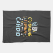 Boekhoudkundige Cruning Number is mijn hart Theedoek (Horizontaal)