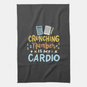 Boekhoudkundige Cruning Number is mijn hart Theedoek (Verticaal)