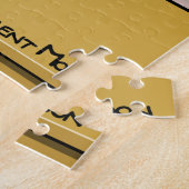 Boekhoudkundige Drink balans Punny Jigzaag Puzzle Legpuzzel (Zijkant)