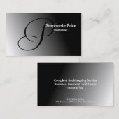 Boekhoudkundige en boekhoudkundige Visitekaartje - (Voorkant / Achterkant)