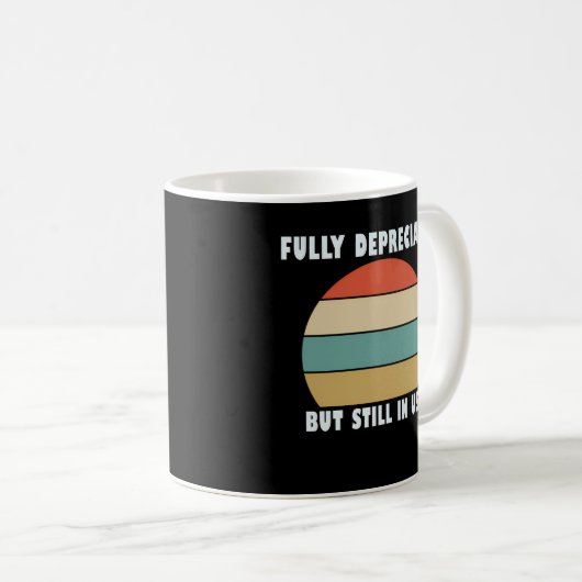 Boekhoudkundige offerte volledig afgeschreven maar koffiemok (Voorkant rechts)