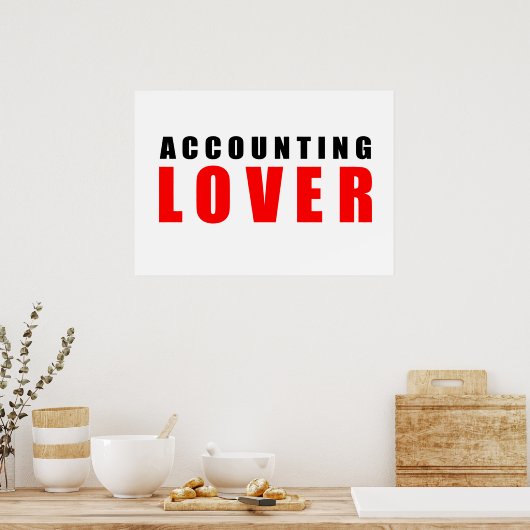 Boekhoudkundige Poster (Keuken)