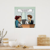 Boekhoudkundige raad van bestuur Poster Pun (Keuken)