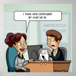 Boekhoudkundige raad van bestuur Poster Pun