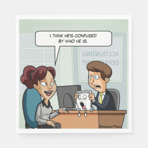 Boekhoudkundige Raad van Bestuur Pun Party Napkins Servet