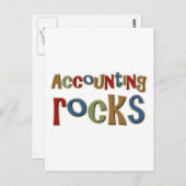 Boekhoudkundige Rocks Briefkaart (Voorkant / Achterkant)