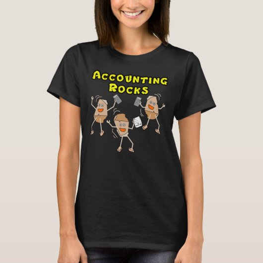 Boekhoudkundige Rocks T-shirt (Voorkant)