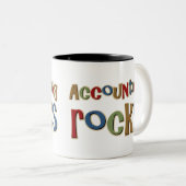 Boekhoudkundige Rocks Tweekleurige Koffiemok (Voorkant rechts)