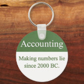 Boekhoudkundige Sleutelhanger (Voorkant)