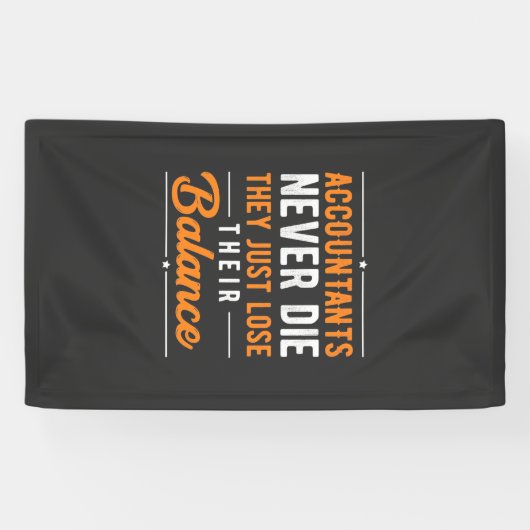 Boekhoudkundige Spandoek (Horizontaal)