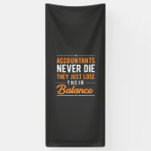 Boekhoudkundige Spandoek (Verticaal)