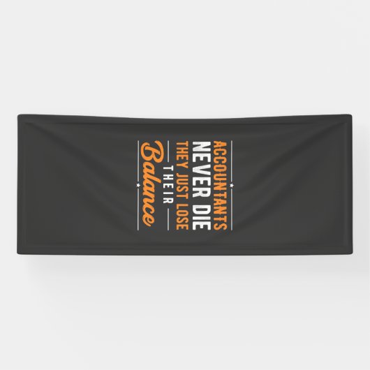 Boekhoudkundige Spandoek (Horizontaal)