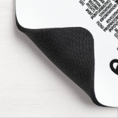 Boekhoudkundige tekst muismat (Hoek)