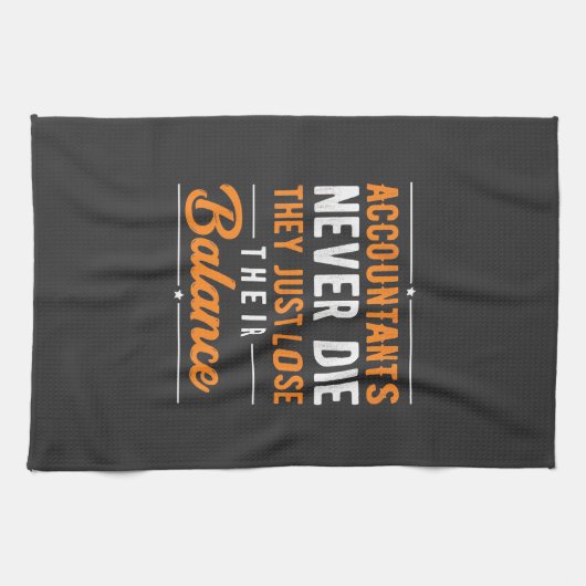 Boekhoudkundige Theedoek (Horizontaal)