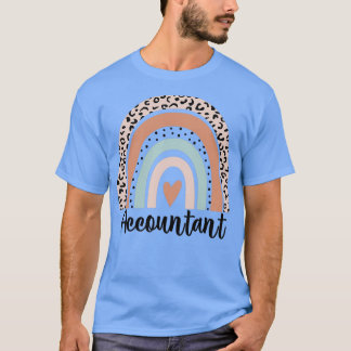Boekhoudkundige verslaggeving door regenboogluipaa t-shirt