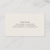 Boekhoudkundige Visitekaartje (Achterkant)