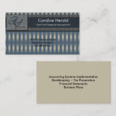 Boekhoudkundige Visitekaartje - Wavy Stripes (Voorkant / Achterkant)