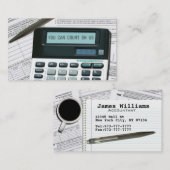 Boekhoudkundige Visitekaartjes (Voorkant / Achterkant)