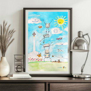 Boekhoudkunst Balans de Boeken Accountant Poster