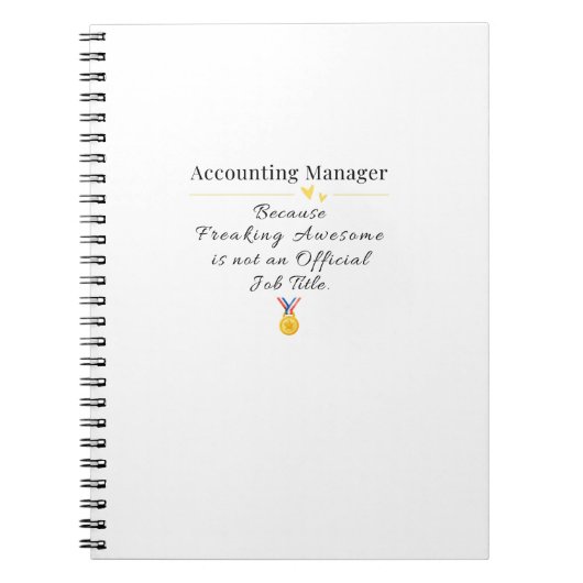 Boekhoudmanager Notitieboek (Voorkant)