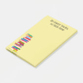 Boekhoudnotities na de invoering post-it® notes (Schuin)