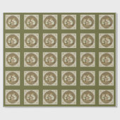 Boekhoudpapier - Victoriaans muizen met klauw Cadeaupapier (Vlak)