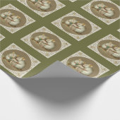 Boekhoudpapier - Victoriaans muizen met klauw Cadeaupapier (Hoek)