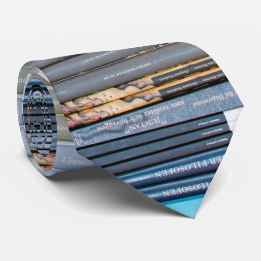 Boekhoudplank met houten boekenplanken, zo dicht m stropdas (Opgerold)