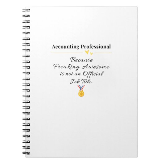 Boekhoudprofessional Notitieboek (Voorkant)