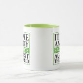 Boekhoudspreadsheet Funny Gezegde Coffee Mok (Midden)