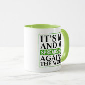 Boekhoudspreadsheet Funny Gezegde Coffee Mok (Voorkant rechts)