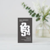 Boekhoudster Berekende getallen Boekhouddiensten Visitekaartje (Staand voorkant)