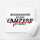 Boekhoudster voor dag, Vampier voor nacht Muismat (Met muis)