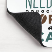 Boekhoudstudenten hebben meer koffie en geld nodig muismat (Hoek)