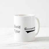 Boekhoudverslaafde Koffiemok (Voorkant rechts)