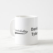 Boekhoudverslaafde Koffiemok (Voorkant links)