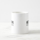 Boekhoudwet denk koffiemok (Center)