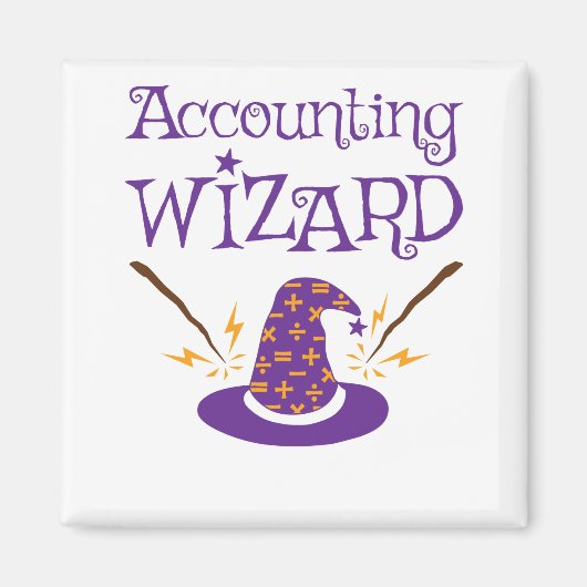 Boekhoudwizard CPA Certified Public Accountant Magneet (Voorkant)