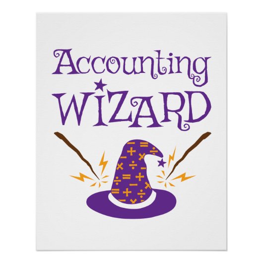 Boekhoudwizard CPA Certified Public Accountant Perfect Poster (Voorkant)