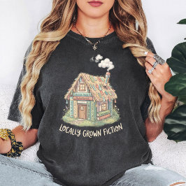 Boekhuis met Gril "Lokaal Geteelde Fictie" T-shirt