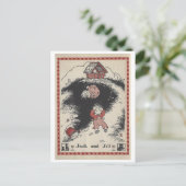  boekillustratie Jack en Jill Briefkaart (Staand voorkant)