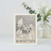  boekillustratie Wynken Blynken Nod Briefkaart (Staand voorkant)