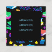 Boeking IT Bookshop Vierkante Visitekaartje (Achterkant)