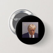 Boekingsfoto van Donald Trump Ronde Button 5,7 Cm (Voorkant /achterkant)