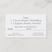 boekingsherinnering afsprakenkaartje (Achterkant)