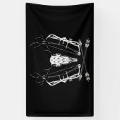 Boekjachtboogjachtherten Spandoek (Verticaal)