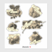   boekje met recepten voor startvruchten sticker (Vel)