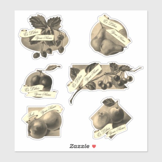   boekje met recepten voor startvruchten sticker (Vel)