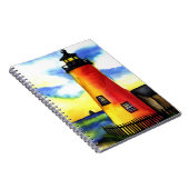 boekje met Waterverf vuurtoren Notitieboek (Rechterzijde)